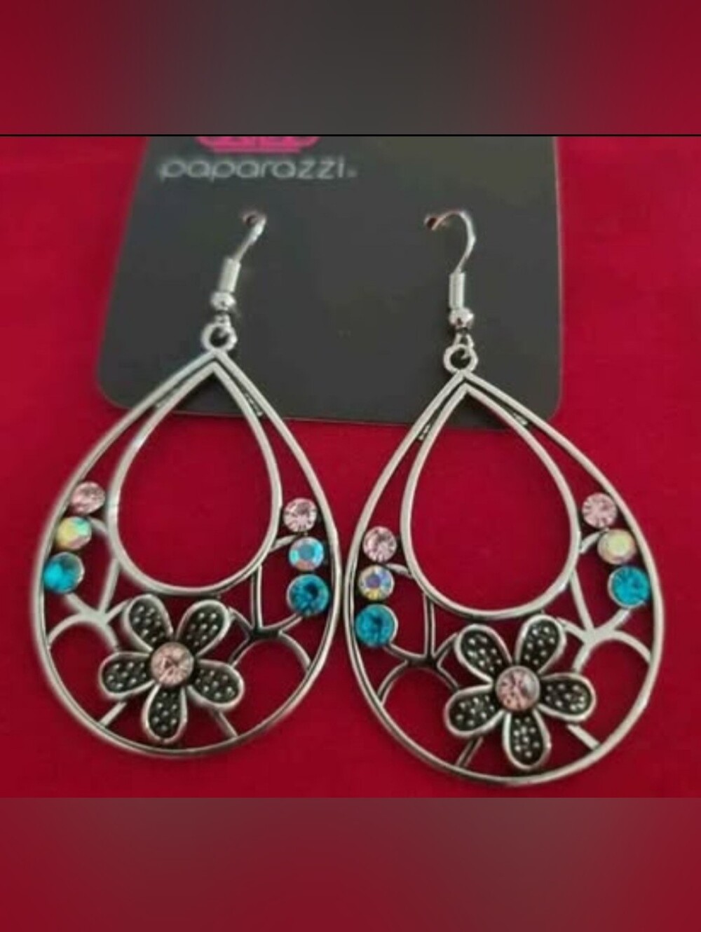 Like Flowers in a Meadow, Marvel at these Iridescent Pastel Rhinestone  Earrings